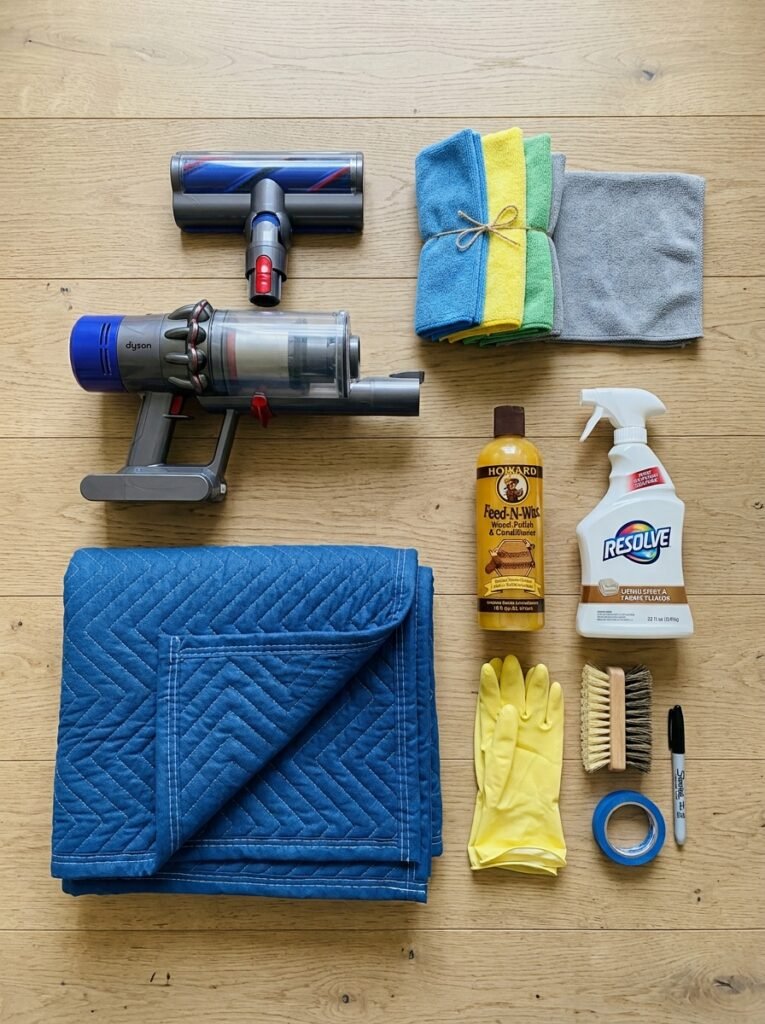 How to Clean Furniture Before Moving: Complete Guide for First-Time Renters (2026)