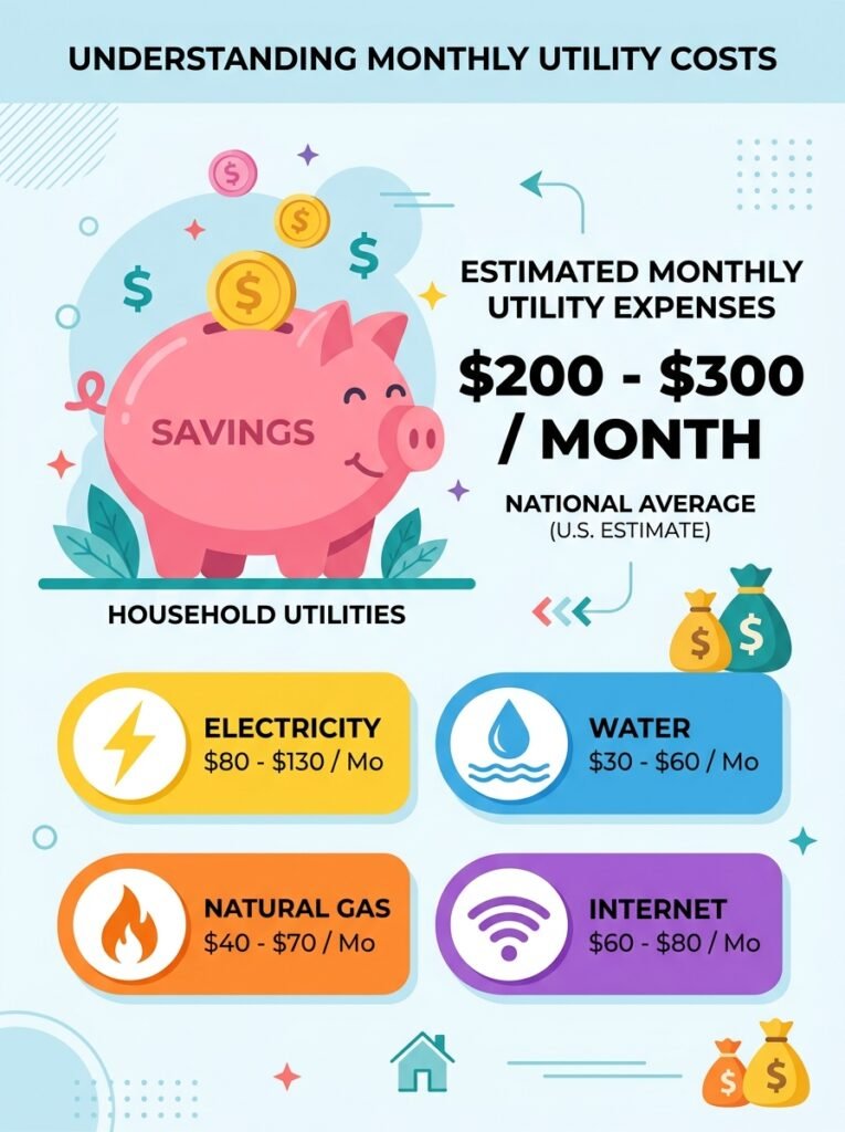 How Much Are Utilities in an Apartment? Average Monthly Costs by State (2026)
