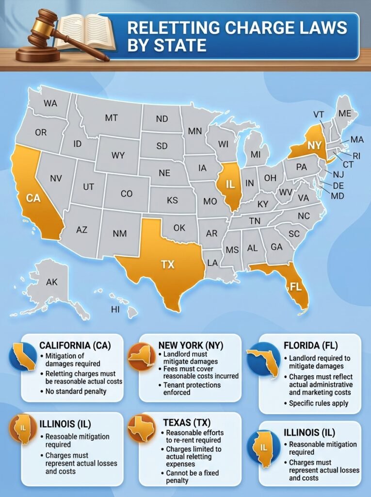 What is a Reletting Charge? A First-Time Renter’s Complete Guide (With State Laws)