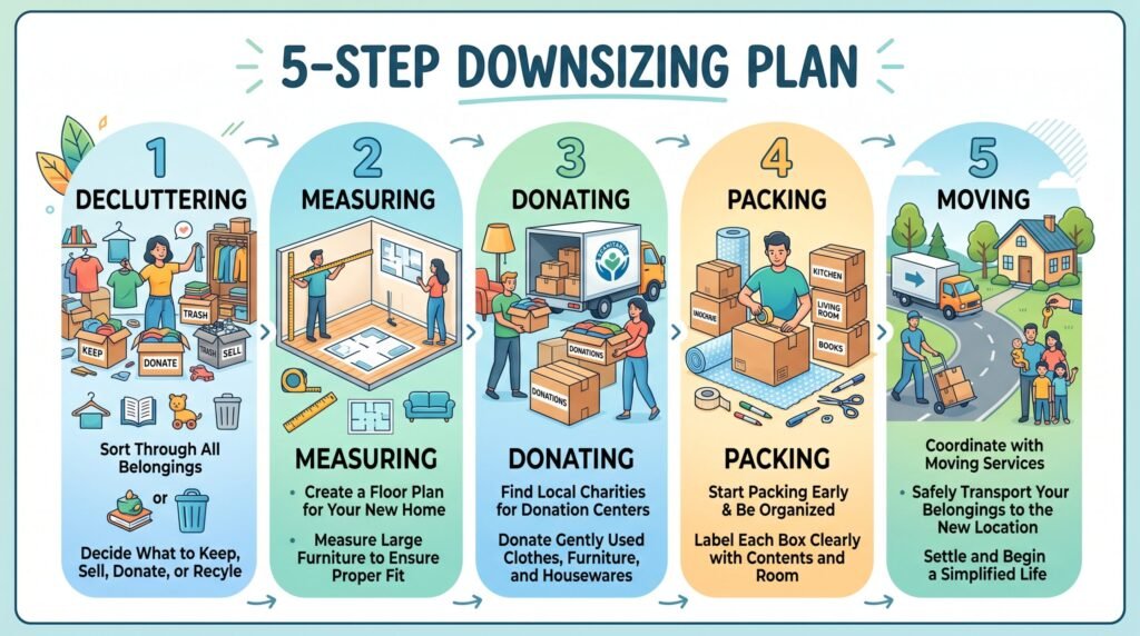 Downsizing to an Apartment: The Ultimate Guide for Empty Nesters (2026)