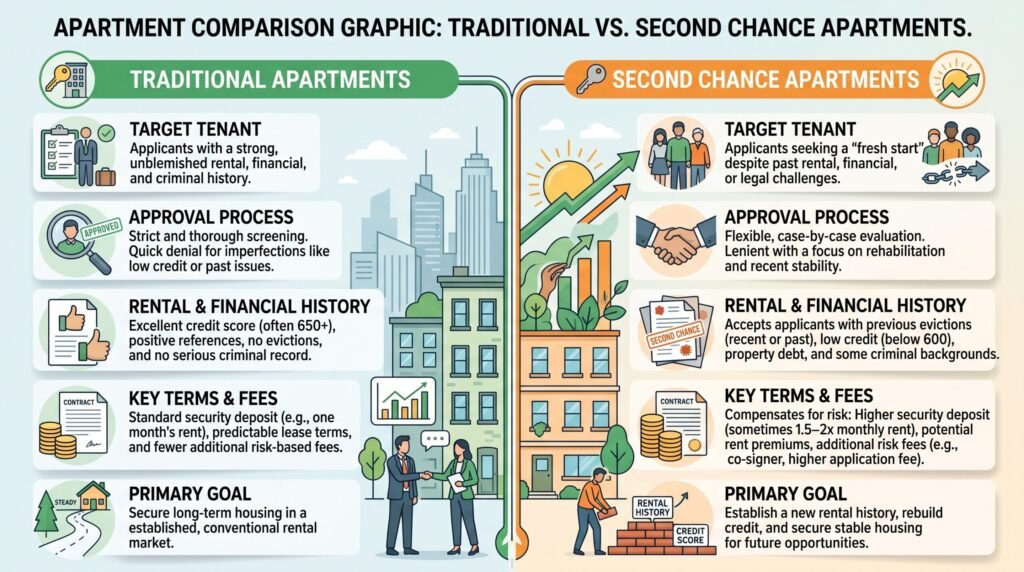 Second Chance Apartments: Complete Guide for Renters with Bad Credit or Evictions (2026)