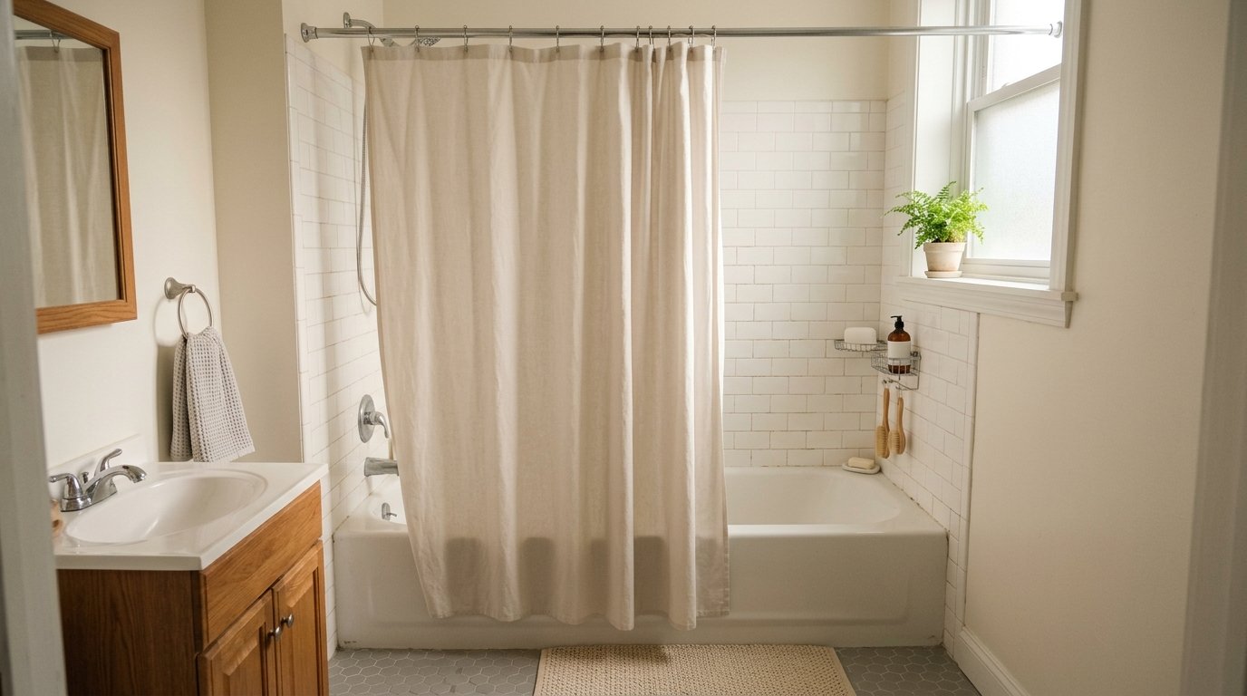 What Is the Standard Shower Curtain Size? A Complete Size Guide (Inches & CM)